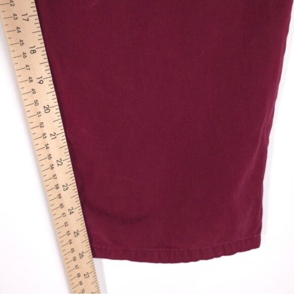 Pistola‎ X Revolve Tammy High Rise Trouser Merlot Burgundy Exposed Button Fly 30 - Picture 10 of 16